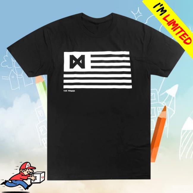 Official Hello Merch The Armed Flag Black Shirts