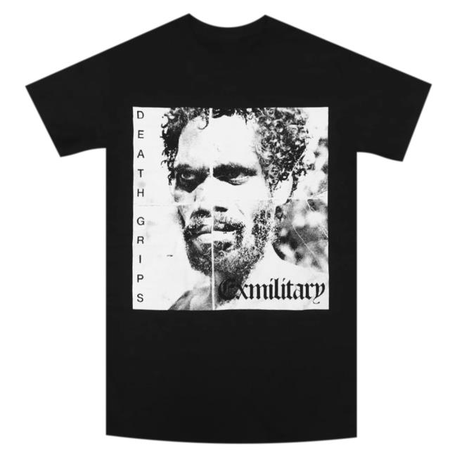 Official Hellomerch Death Grips Merch Store Exmilitary Black Shirt Death Grips Clothing Shop Hello Merch