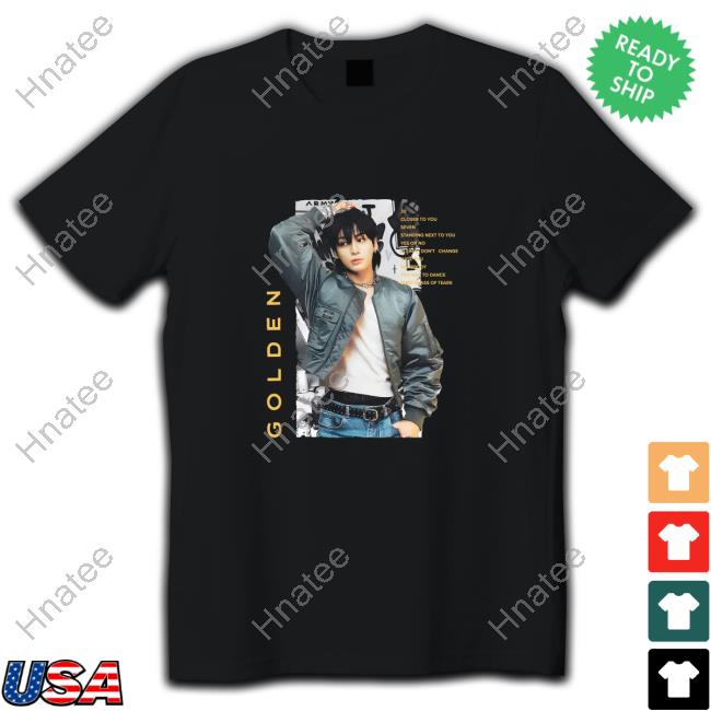 JUNGKOOK’s Golden Long Sleeve Tshirt