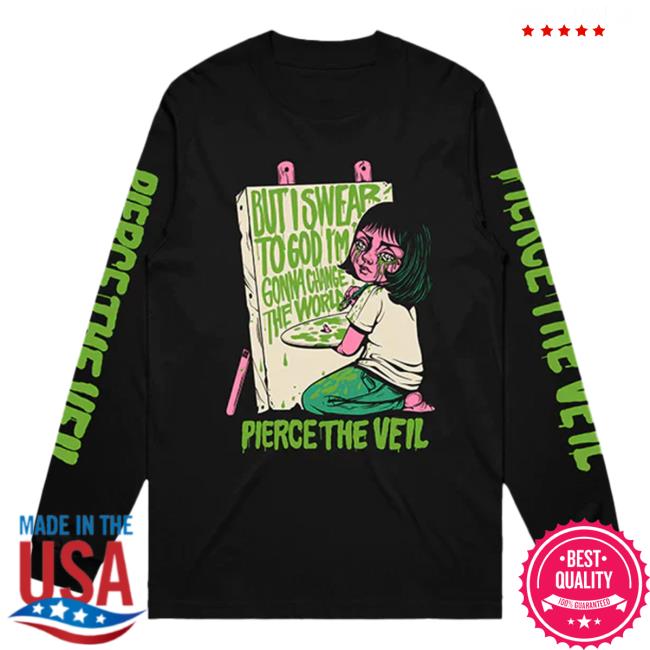 Official Pierce The Vei Clothing Store Shop Ptvmerch Change The World Long Sleeve Ptv Merch
