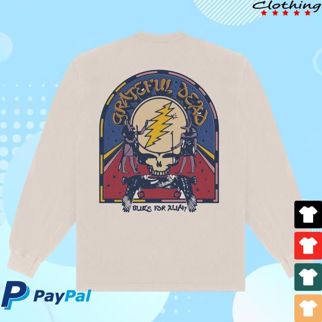 Official Grateful Dead Blues for Allah Long Sleeve T-Shirts GratefulDead