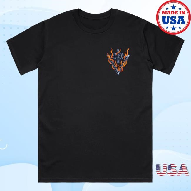 The Devil Wears Prada Flame Logo Black T Shirt