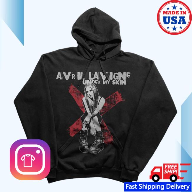 Avril Lavigne Merch Under My Skin 20Th Anniversary Hot Hoodie