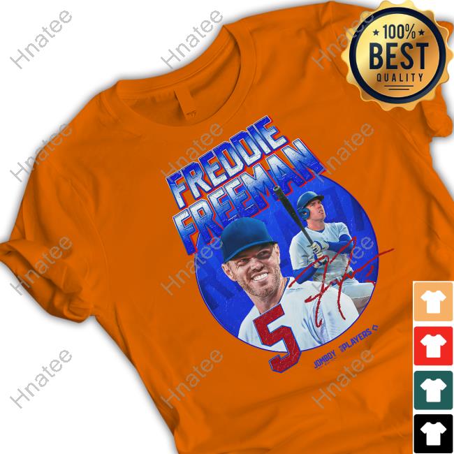 Official Jomboy Media Shop Freddie Freeman Signature Series Tee Shirt