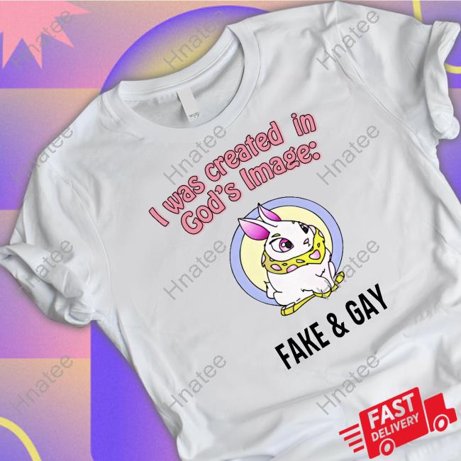 I Was Created In God's Fake & Gay Shirts