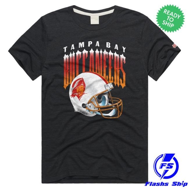 Tampa Bay Buccaneers Gradient Alt Helmet Tees Homage | Tampa Bay Buccaneers Official | NFL
