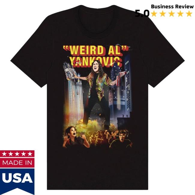 Official Weird Al Yankovic Bigger & Weirder Tshirt "Weird Al" Yankovic