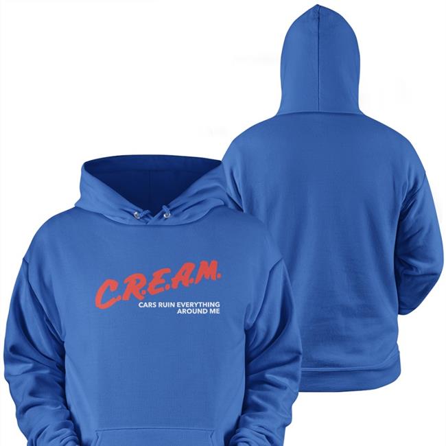 Cream Cars Ruin Everything Around Me Crewneck Sweatshirt