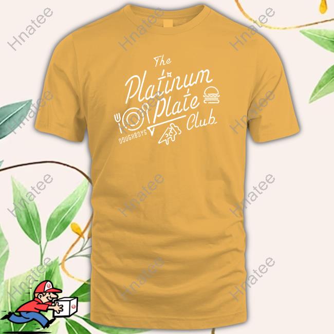 Doughboys Merch Platinum Plate Club Tee Shirt