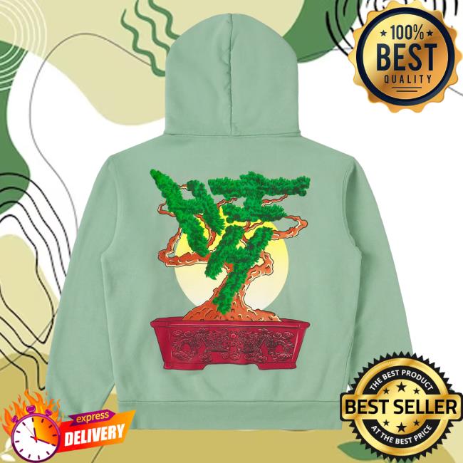 Official Hypland Clothing Merch Store Hypland Bonsai Hooded Sweatshirt (Sage)