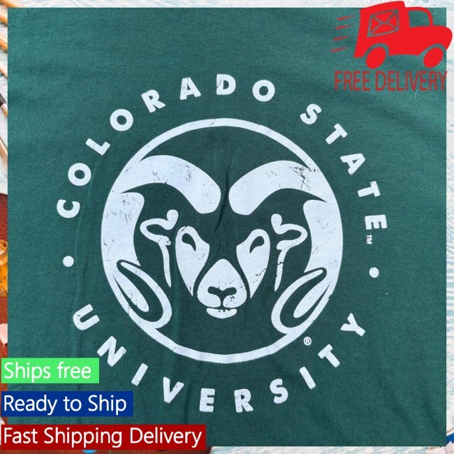 Official Vintage Y2k Colorado State University Rams New Shirt - Colorado