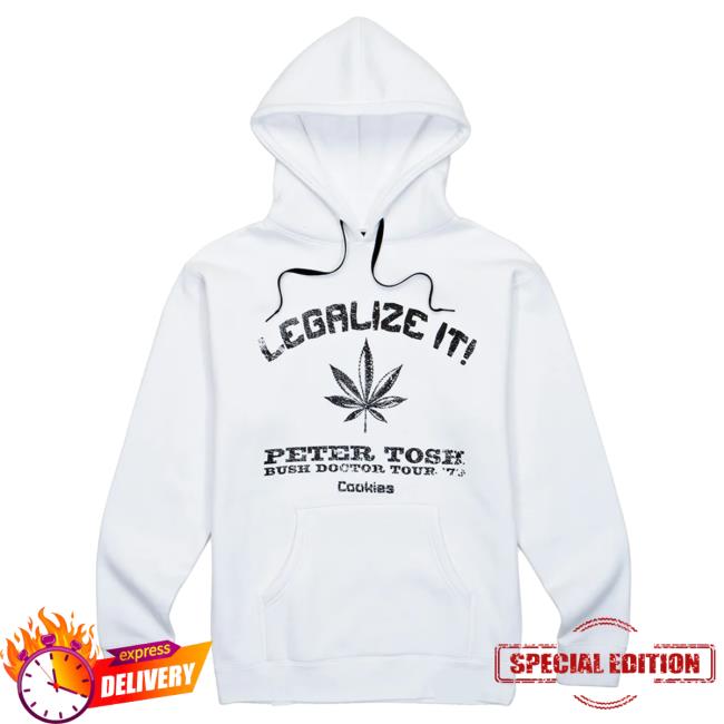 Official Cookies Merch Store Legalize It Crewneck Sweatshirt - Cookies X Peter Tosh Cookies Apparel Clothing Shop Cookiessf