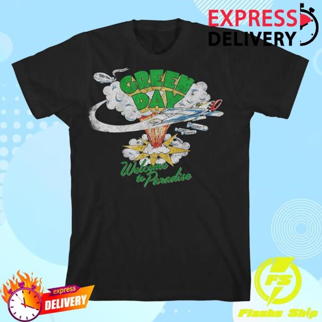 Official Green Day Apparel Store Welcome To Paradise New Shirt Green Day