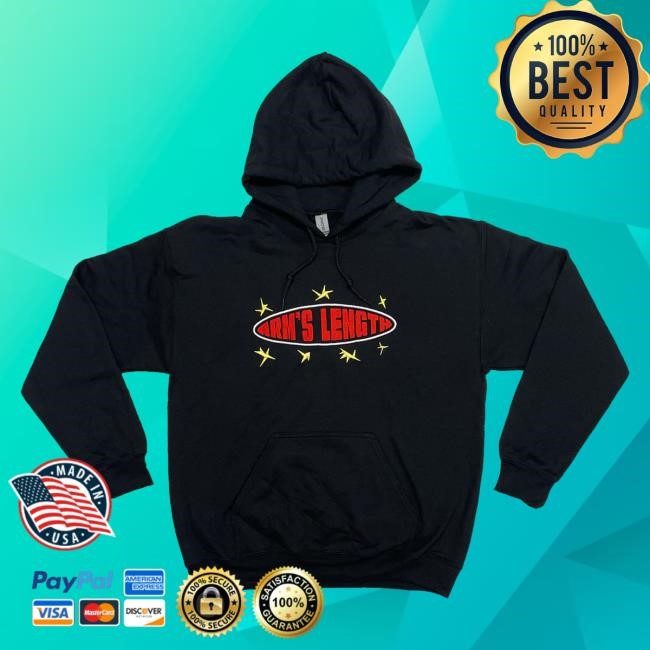 Arm's Length Embroidered Star Hoodie Sweatshirt - Arm's Length Merch