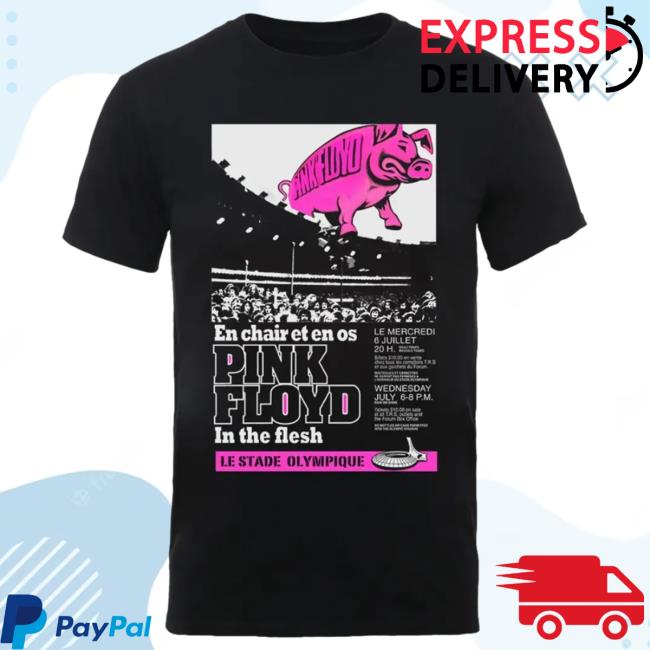Official Pink Floyd Merch Store Pink Floyd Animals Le Stade Olympique Tees Pink Floyd Apparel Clothing Shop PinkFloyd