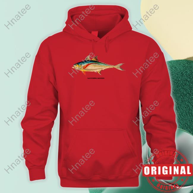 Fisherman Watching Movies Tee