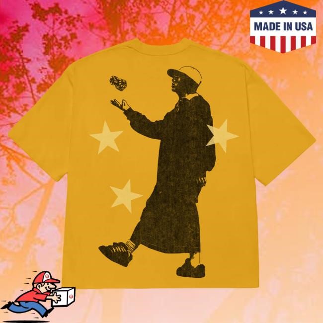 Vibrant Billie Dice Toss Gold T-Shirt Billie Eilish Drop
