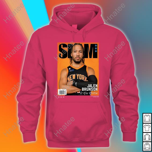Josh Hart Wearing Slam Cover Jalen Brunson Slam 243 Shirt