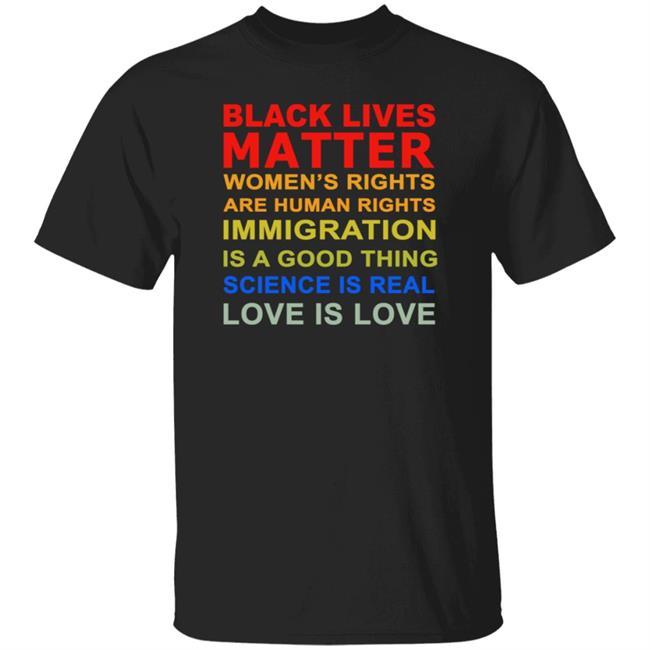 Black Lives Matter Womens Rights Shirt