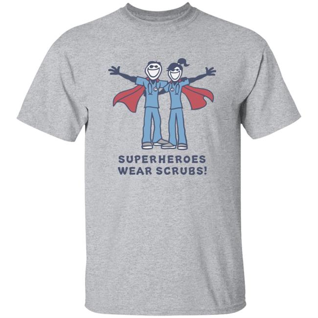 Life Is Good Jake and Jackie ScrubsT Shirt Jake and Jackie Scrubs Life Is Good Grey Shirts