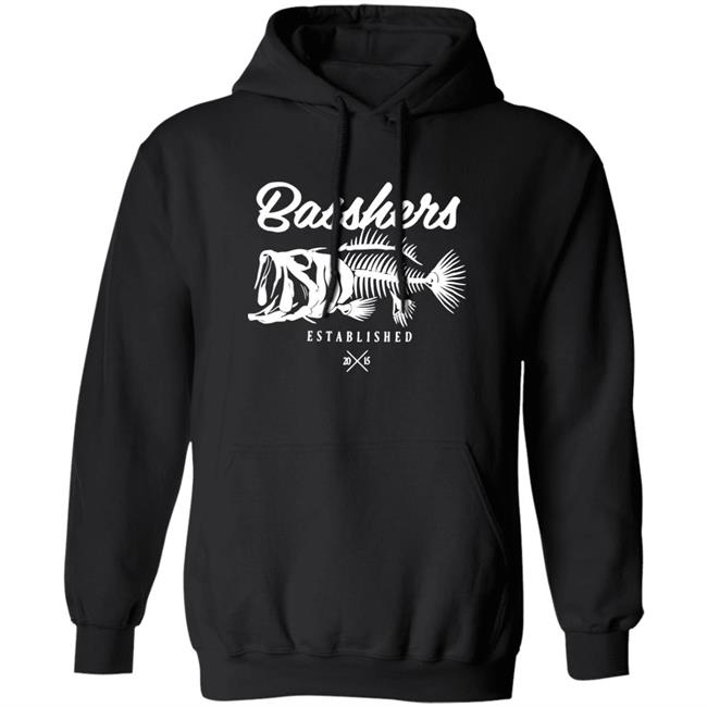 Googan Squad Basshers Est Hoodie Basshers Est Black Hooded Sweatshirt