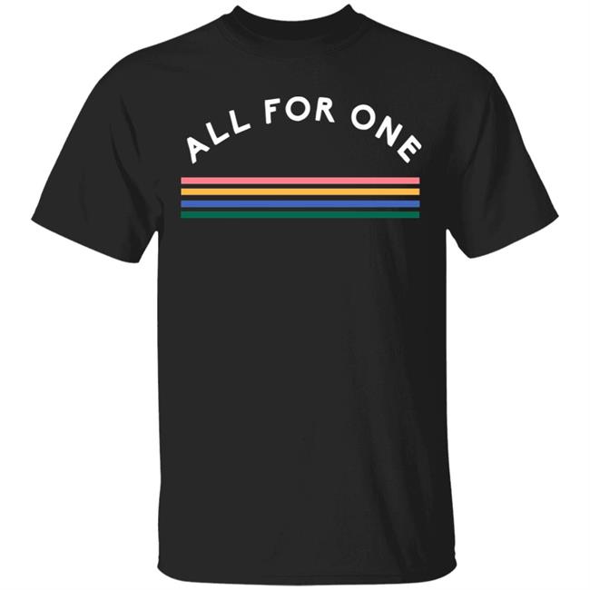 One For All T Shirt Everywear All For One Balck Shirts