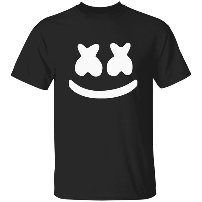 Marshmello Smile T Shirt Smile Black Shirts
