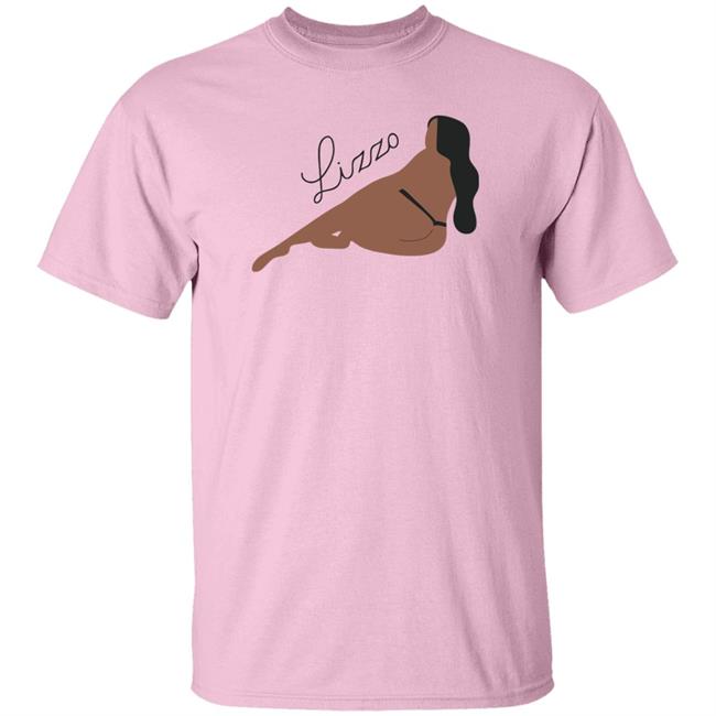 Lizzo Lizzo Lounging Shirt Lizzo Lounging Pink T Shirt
