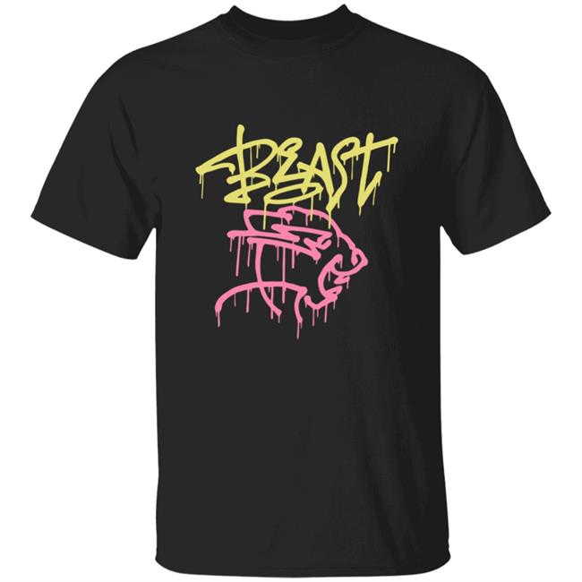 Mrbeast Graffiti Beast T Shirt Graffiti Beast Black Shirts