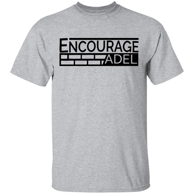 Iconic Apparel Encourage Adel Campaign Gray Shirt