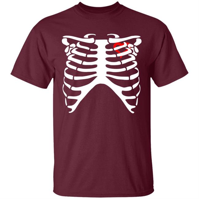 Diy Skeleton Heart T Shirt Halloween Skeleton Heart Shirt Diy Skeleton Heart T Shirt Halloween Skeleton Heart Shirt