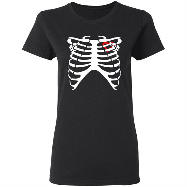 Diy Skeleton Heart T Shirt Halloween Skeleton Heart Shirt Diy Skeleton Heart T Shirt Halloween Skeleton Heart Shirt