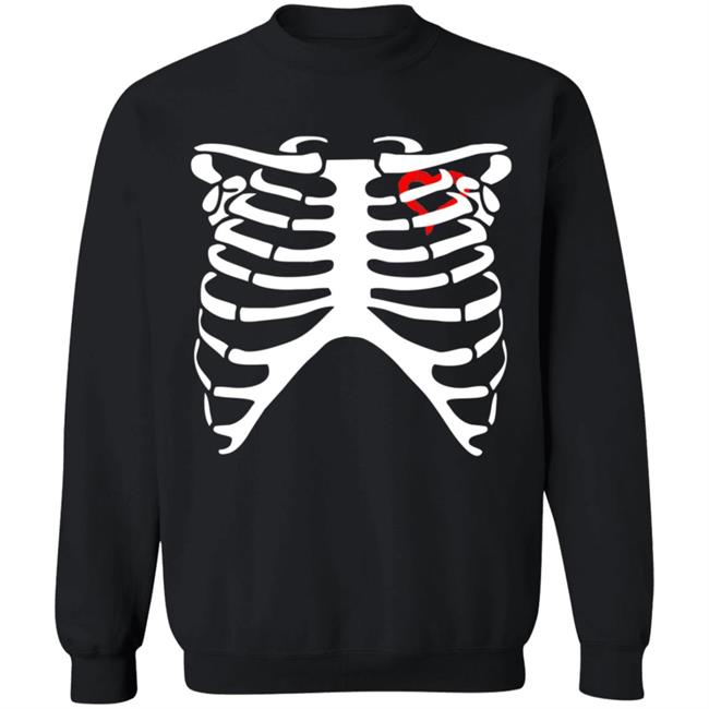 Diy Skeleton Heart T Shirt Halloween Skeleton Heart Shirt Diy Skeleton Heart T Shirt Halloween Skeleton Heart Shirt