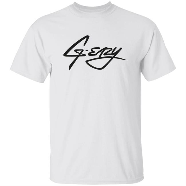 G Eazy Signature T Shirt Signature G Eazy White Shirts