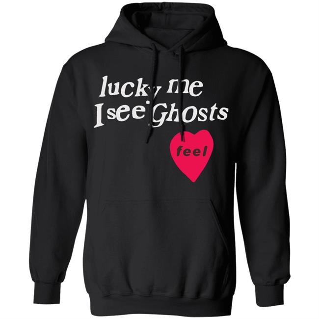 Kanye Kids See Ghosts Lucky Me I See Ghosts Print Hoodie Pullover Streetwear Kanye Sweatshirts Hip Hop Hooded Hoodie Black