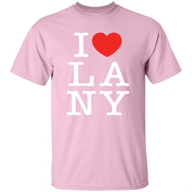 Lany I Heart Lany T Shirt I Heart Lany Pink Shirts