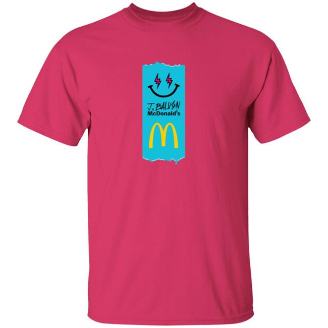 Jbalvin Merch J Balvin x McDonald's Fries Tee