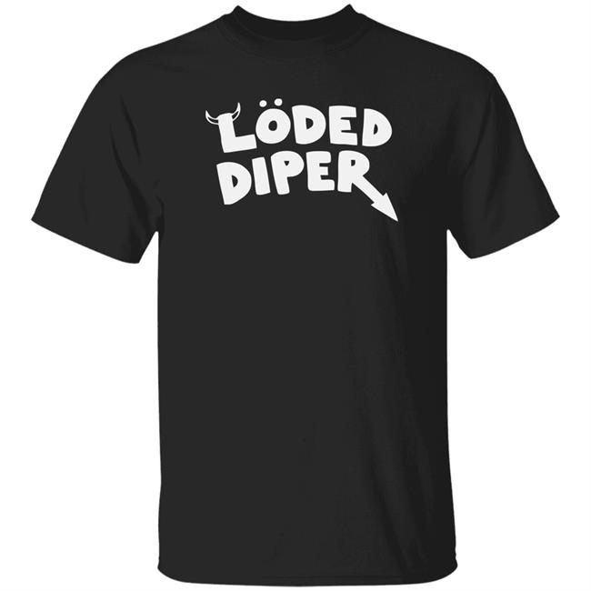Loded Diper Shirt Diary Of A Wimpy Kids Loded Diper Black T Shirt
