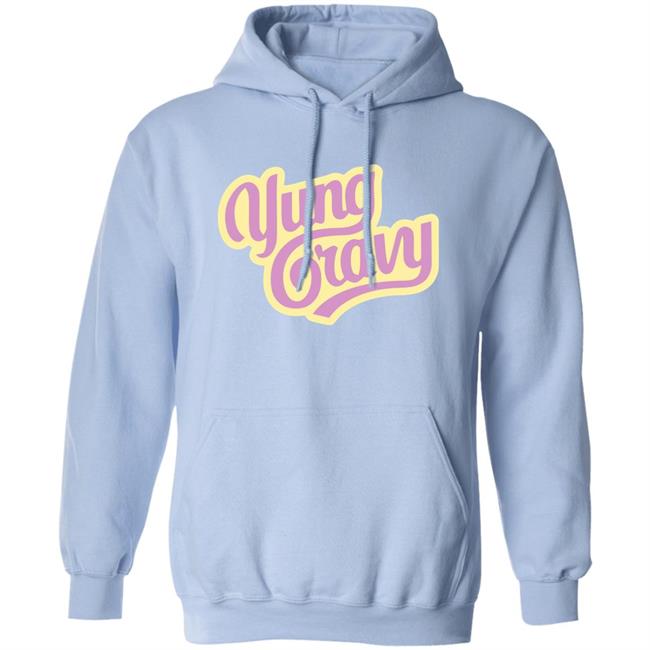 Creamium Yung Gravy Hoodie Yung Gravy Creamium Blue Hooded Sweatshirt
