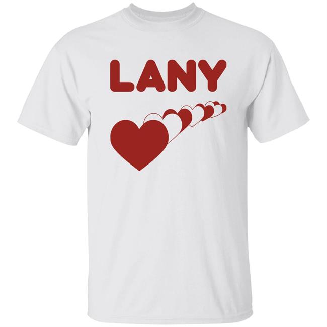 Lany Shooting Hearts T Shirt Shooting Hearts Lany White Shirts