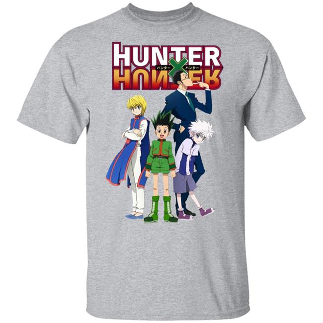 Hunter X Hunter Cartoon Anime 2011 Gray Shirt