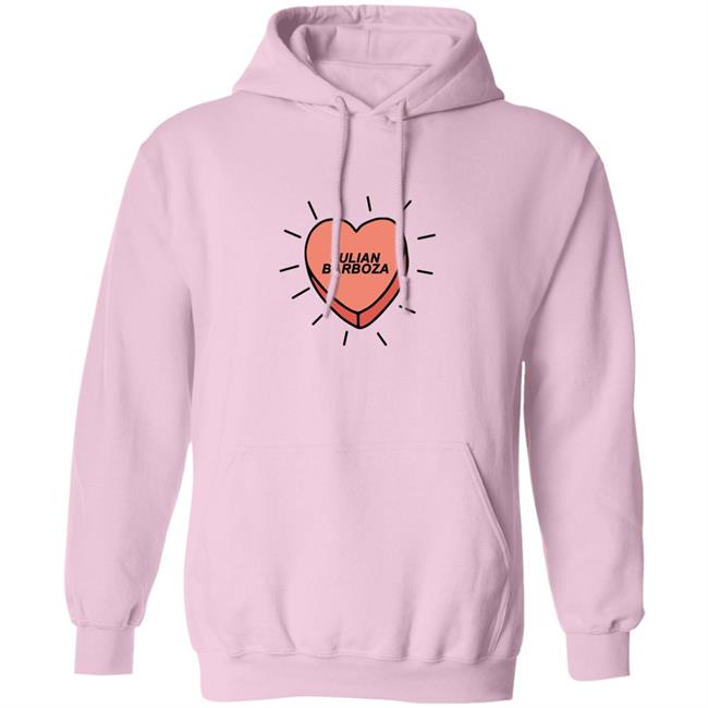 Julian Barboza Merch The Julian Barboza Pink Hooded Sweatshirt