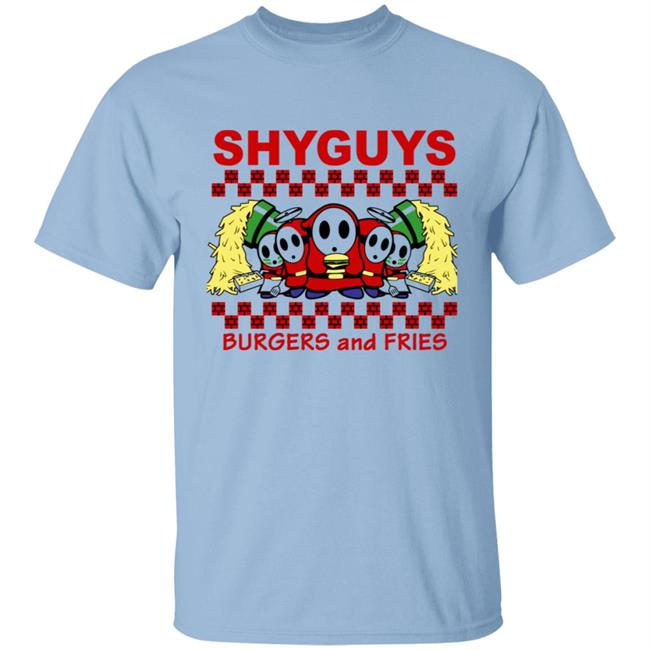Shyguys Burgers and Fries T Shirt