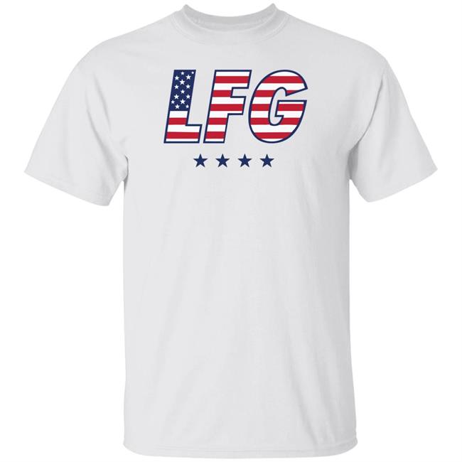Lfg shirt USA Beat Everybody White T Shirts