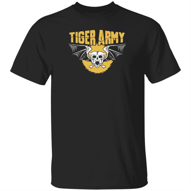Kings Road Skull Tiger Bat Shirt Skull Tiger Bat Kings Road Black T Shirt