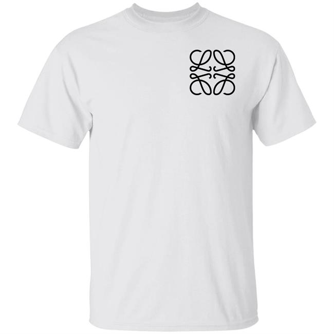 LOEWE Anagram Embroidered Shirt Anagram embroidered whiteT shirts