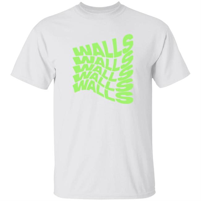 Louis Tomlinson Smiley Walls Neon Green Logo Shirt Smiley Walls Neon Green Logo Louis Tomlinson T Shirt