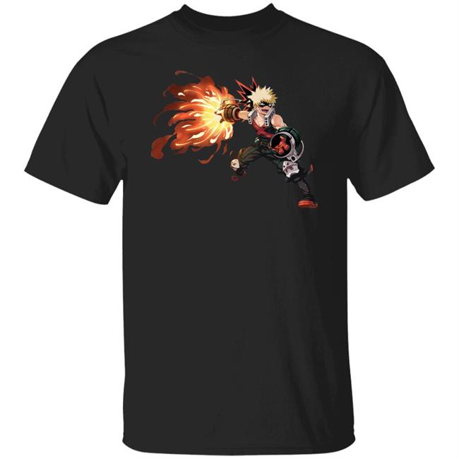Bakugo Shirt My Hero Academia Bakugou Black T Shirt