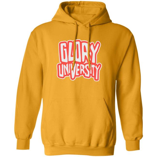 Glo Gang Glory University Hoodie Glory University Glo Gang Gold Hooded Sweatshirt