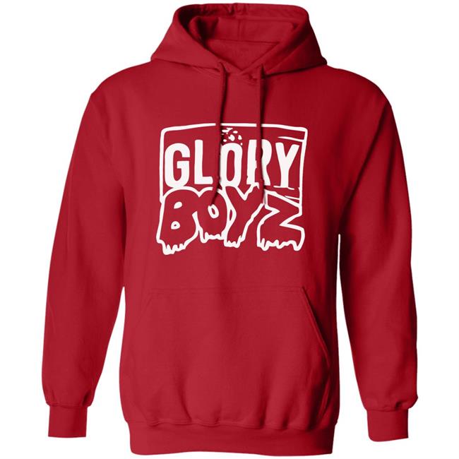 Glo Gang Glory Boyz Hoodie Glory Boyz Glo Gang Red Hooded Sweatshirt